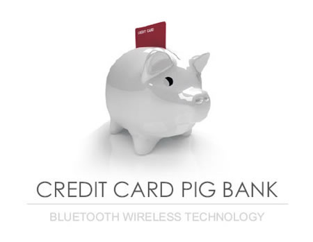 Свинка-копилка для кредитных карт