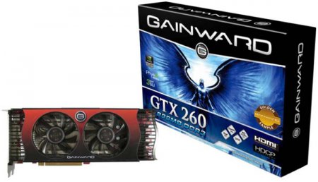 GeForce GTX 260 в оригинальной "золотой" версии Gainward