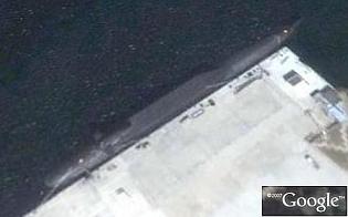 Китайскую военную подводную лодку удалось обнаружить при помощи Google Earth