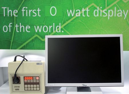 Fujitsu Siemens начала продавать монитор мощностью ноль ватт